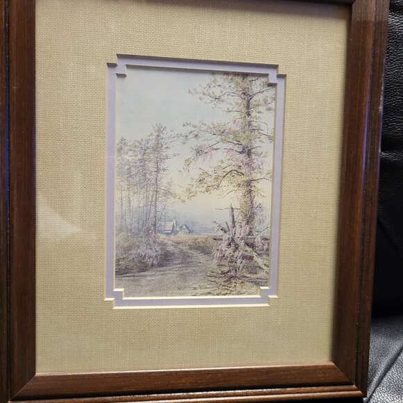 Ben Hampton "Wisteria" Framed 10 x 12 Print - Picture 1 of 3